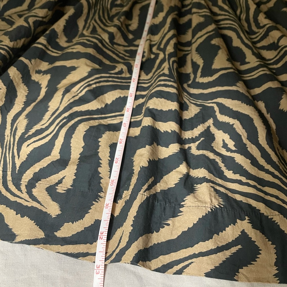 GANNI Zebra Print Poplin Dress 40 - Picture 6 of 6